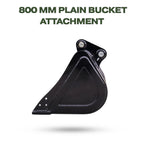 800mm Plain Bucket for TYPHON KUVUO 4.0 Mini Excavator | Heavy Duty Digging