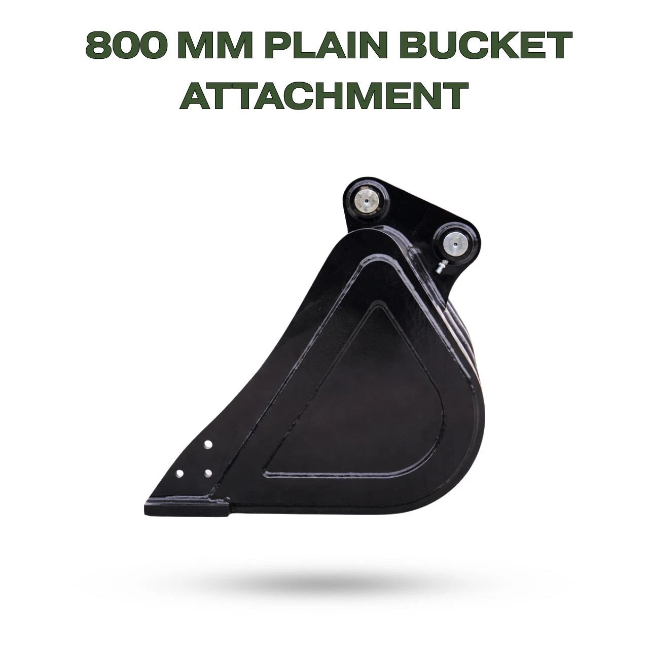 800mm Plain Bucket for TYPHON KUVUO 4.0 Mini Excavator | Heavy Duty Digging