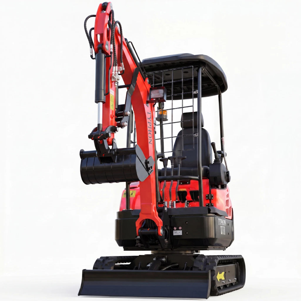 FREE SHIPPING 4000 lbs Terror XVIII Mini Excavator, KUBOTA D902 Diesel Engine