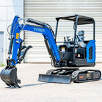 TYPHON TERROR X2 STORM Mini Excavator 2.5 Ton Diesel Kubota V1505 25HP Engine US