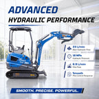 TYPHON TERROR XVII PRO 3800lb Mini Excavator Kubota D902 EPA Diesel Engine USA