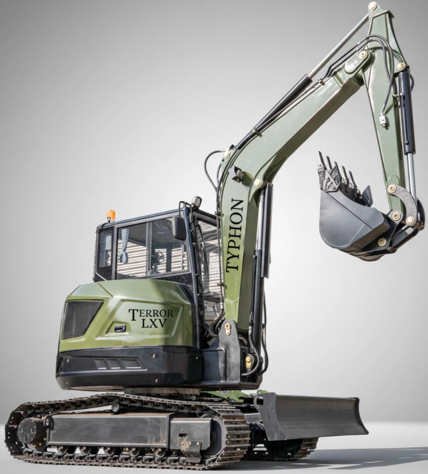 TYPHON TERROR LXV 6.6 Ton Excavator Kubota V2607 57HP AC Heater Cabin Boom Swing