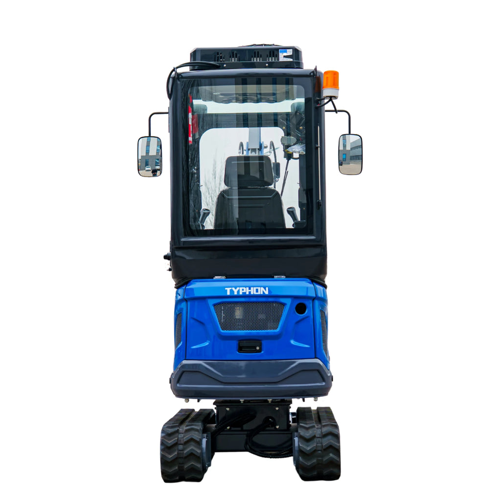 TERROR XIX Cab AC/Heater Mini Excavator Kubota D902 Retractable Tracks 13 Tools
