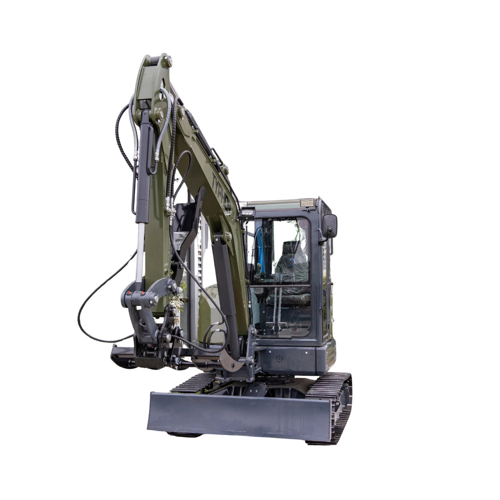 Brush Rake Attachment 45mm Pin | Fits TYPHON KUVUO 4.0 | Land Clearing Tool