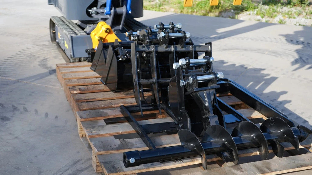 TERROR XI Mini Excavator Digger 13.5hp Gas B&amp;S EPA Engine with 13 Attachments