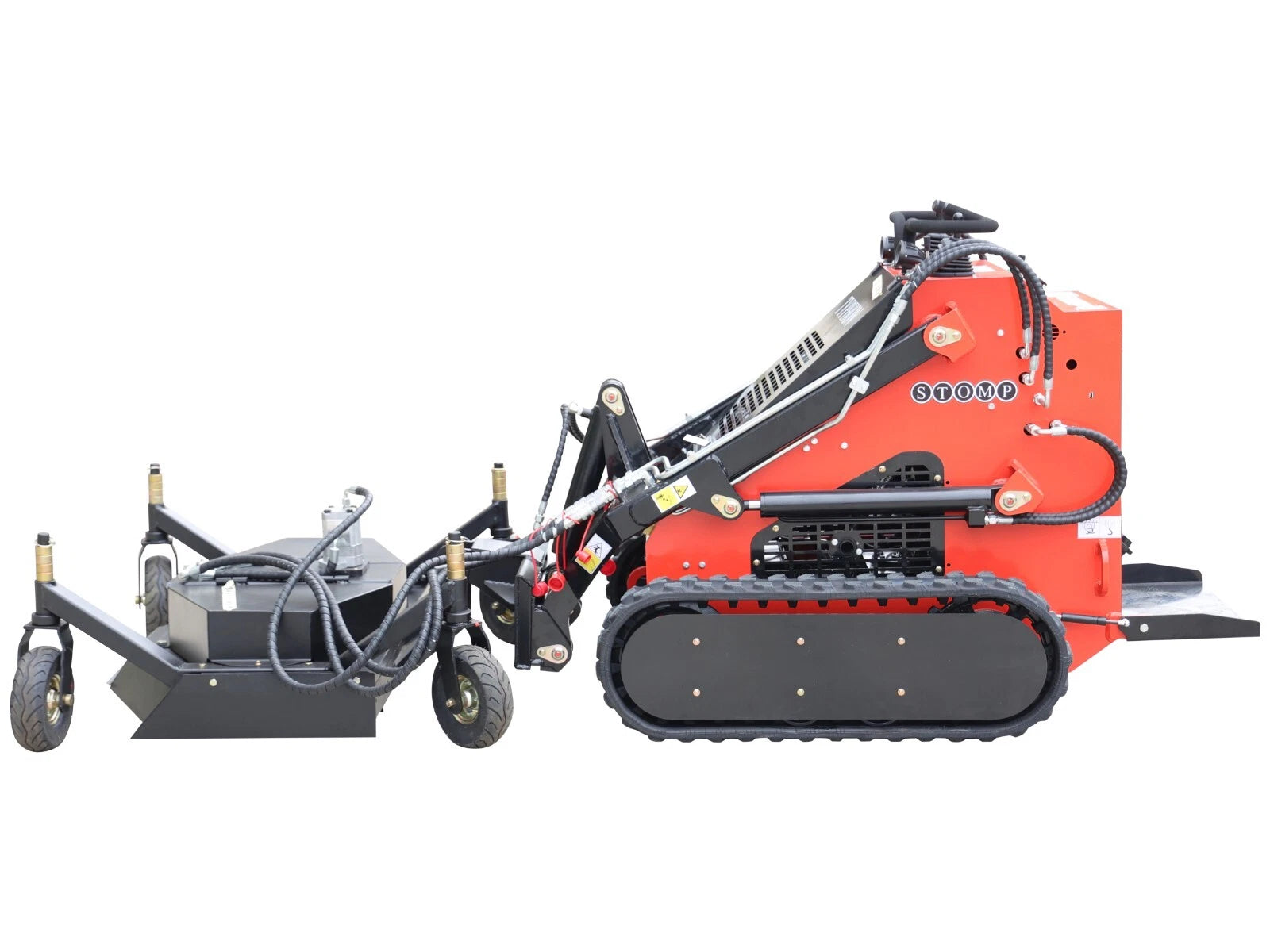 New 1,800lbs Mini SkidSteer Loader 23HP Gas EPA B&amp;S Engine Multiple Attachments