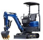 TERROR XI Mini Excavator Digger 13.5hp Gas B&amp;S EPA Engine with 13 Attachments