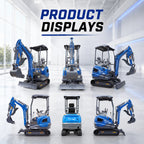 TYPHON TERROR XVII PRO 3800lb Mini Excavator Kubota D902 EPA Diesel Engine USA