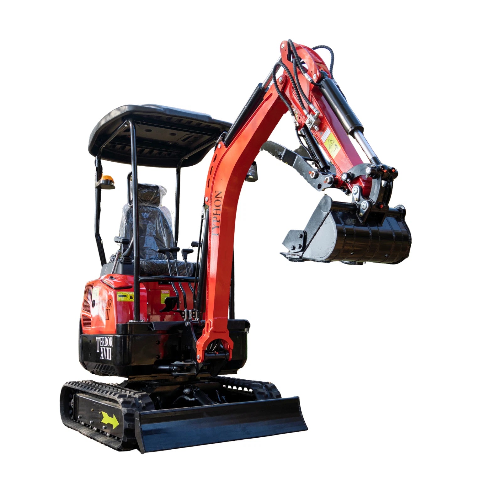 FREE SHIPPING 4000 lbs Terror XVIII Mini Excavator, KUBOTA D902 Diesel Engine