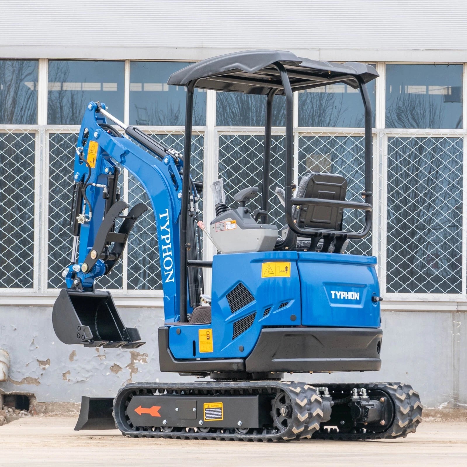 2026 New TYPHON Mini Excavator Crawler EPA certified USA KUBOTA Diesel D902