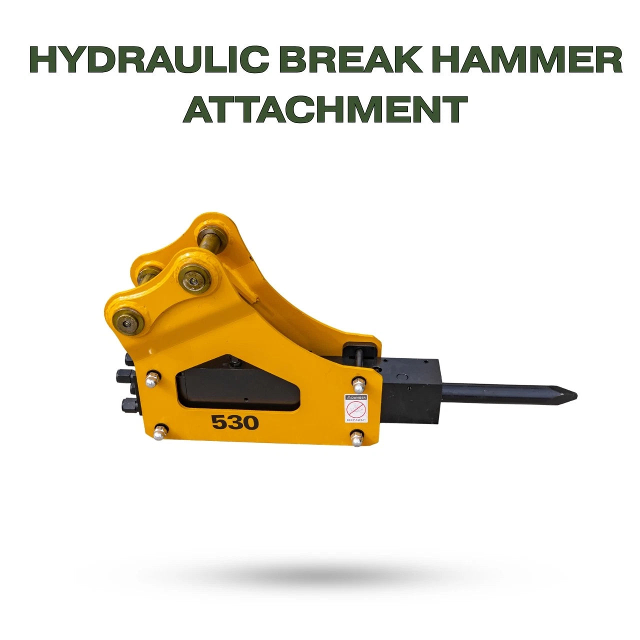 Hydraulic Breaker Hammer for TYPHON KUVUO 4.0 Mini Excavator | Concrete Rock