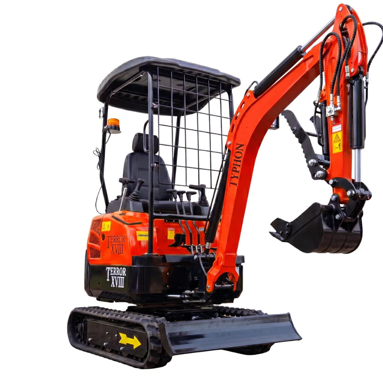 FREE SHIPPING 4000 lbs Terror XVIII Mini Excavator, KUBOTA D902 Diesel Engine