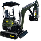 KUBOTA D902 Diesel 4,000 lbs TERROR XVIII Mini Hydraulic Excavator USA STOCK
