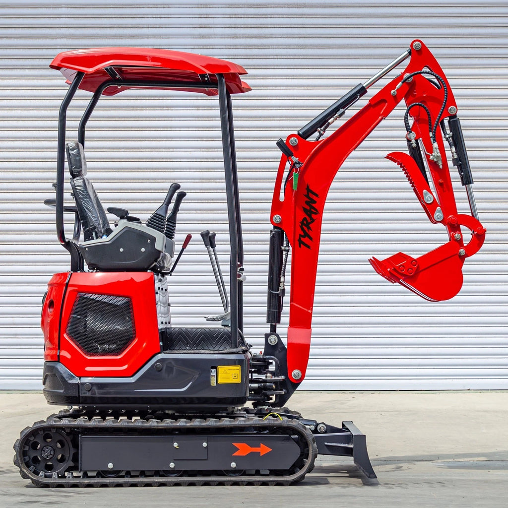 3800lbs Diesel Mini Excavator Kubota D902 Engine Side Swing w 12 attachments