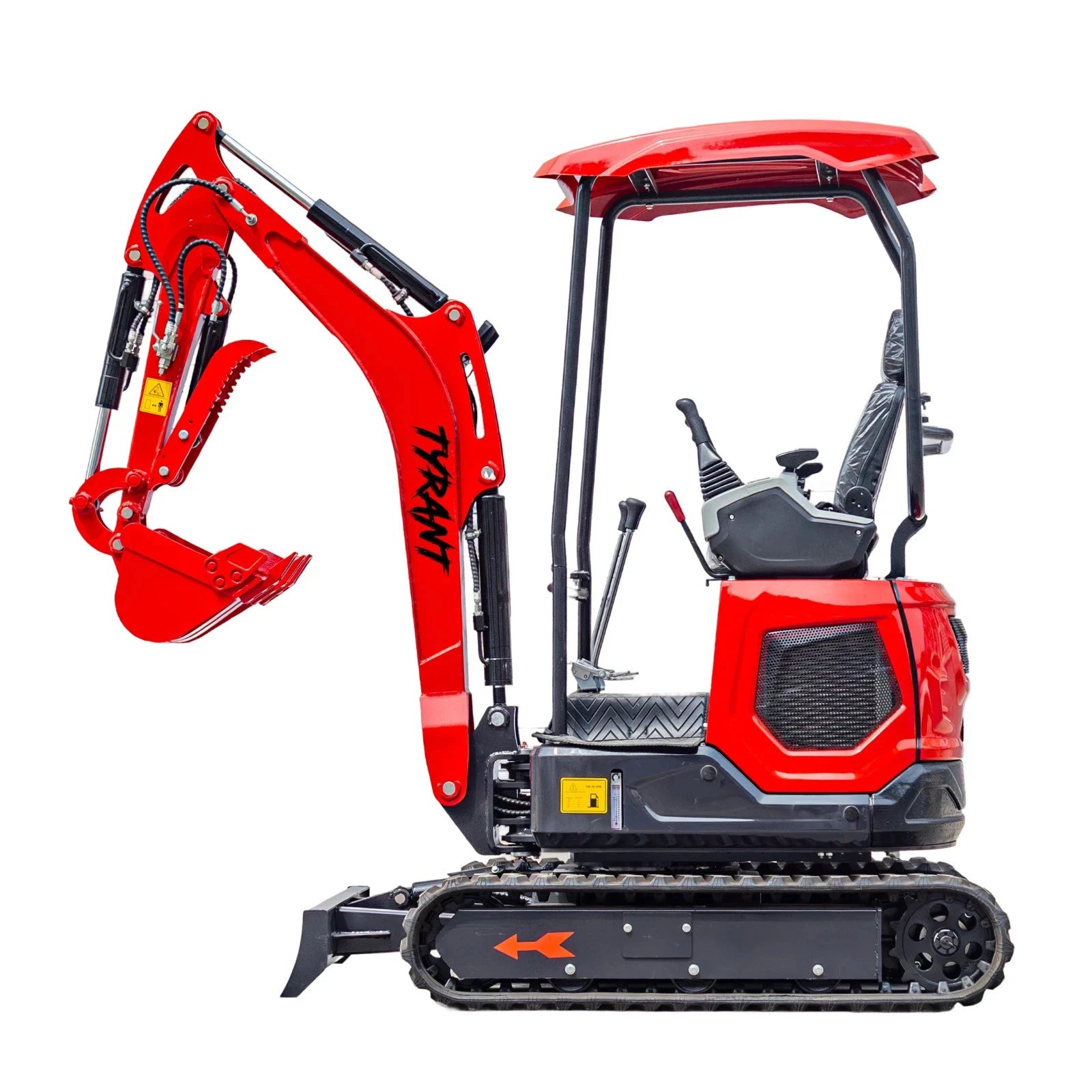 3800lbs Diesel Mini Excavator Kubota D902 Engine Side Swing w 12 attachments