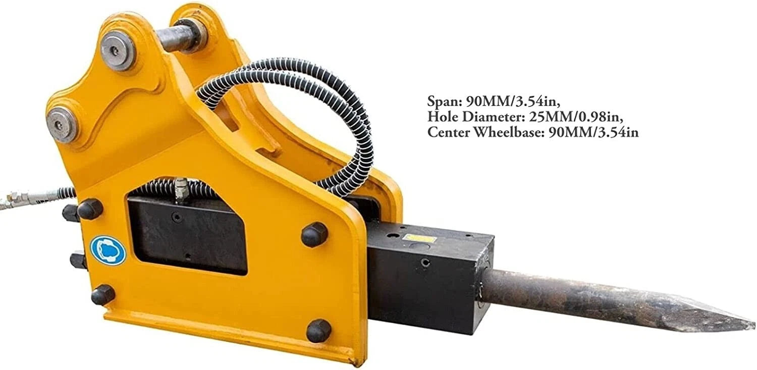 TYPHON Attachments Hydraulic Break Hammer Concrete Breaker for Mini Excavators