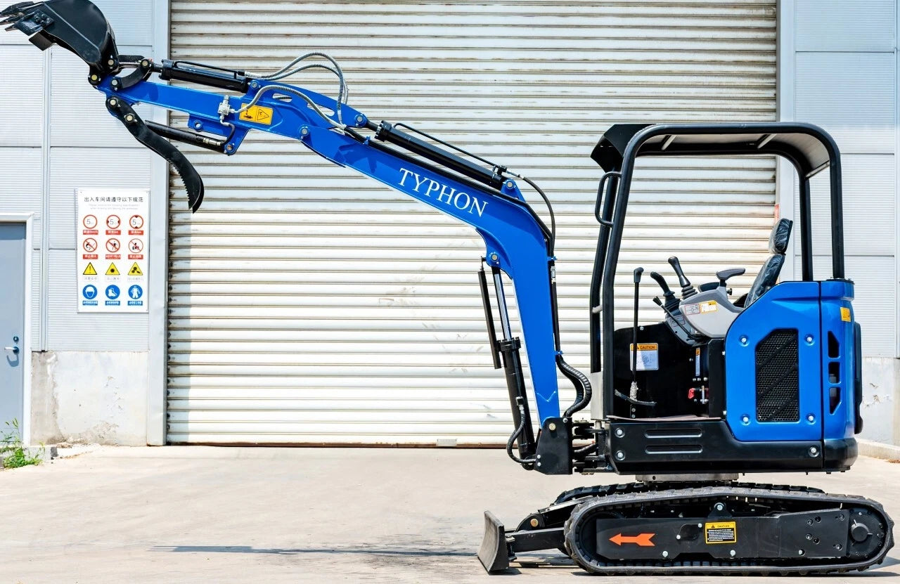 TYPHON TERROR X2 STORM Mini Excavator 2.5 Ton Diesel Kubota V1505 25HP Engine US