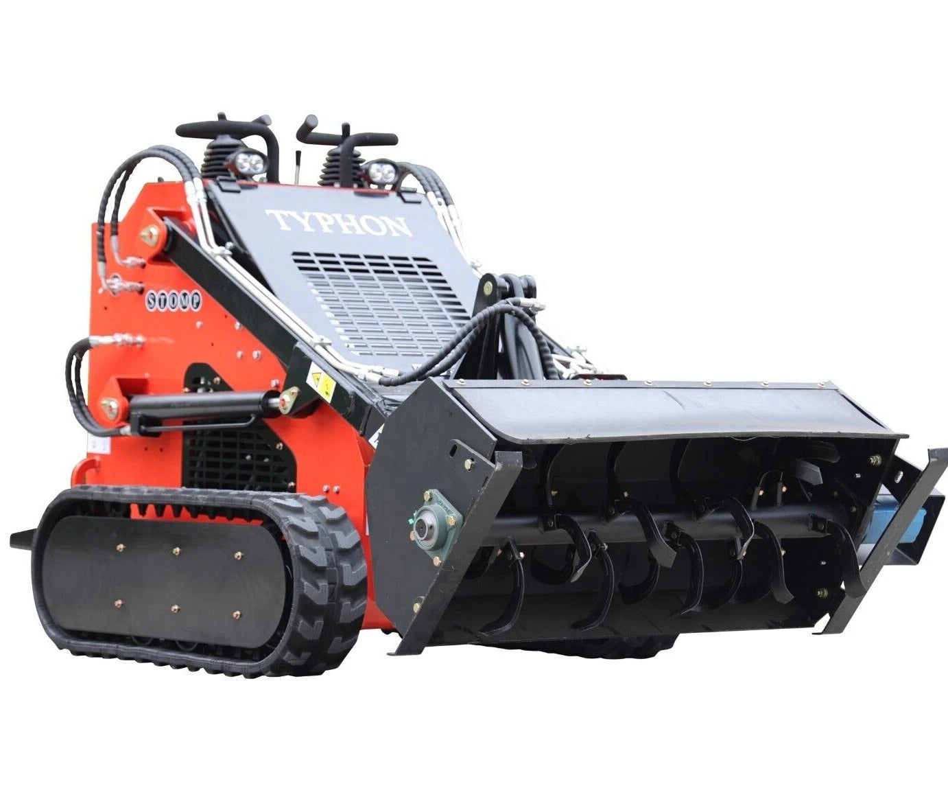 New 1,800lbs Mini SkidSteer Loader 23HP Gas EPA B&amp;S Engine Multiple Attachments