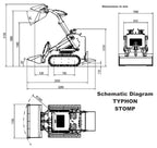 New 1,800lbs Mini SkidSteer Loader 23HP Gas EPA B&amp;S Engine Multiple Attachments