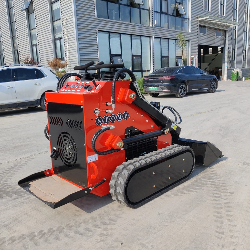 New 1,800lbs Mini SkidSteer Loader 23HP Gas EPA B&amp;S Engine Multiple Attachments