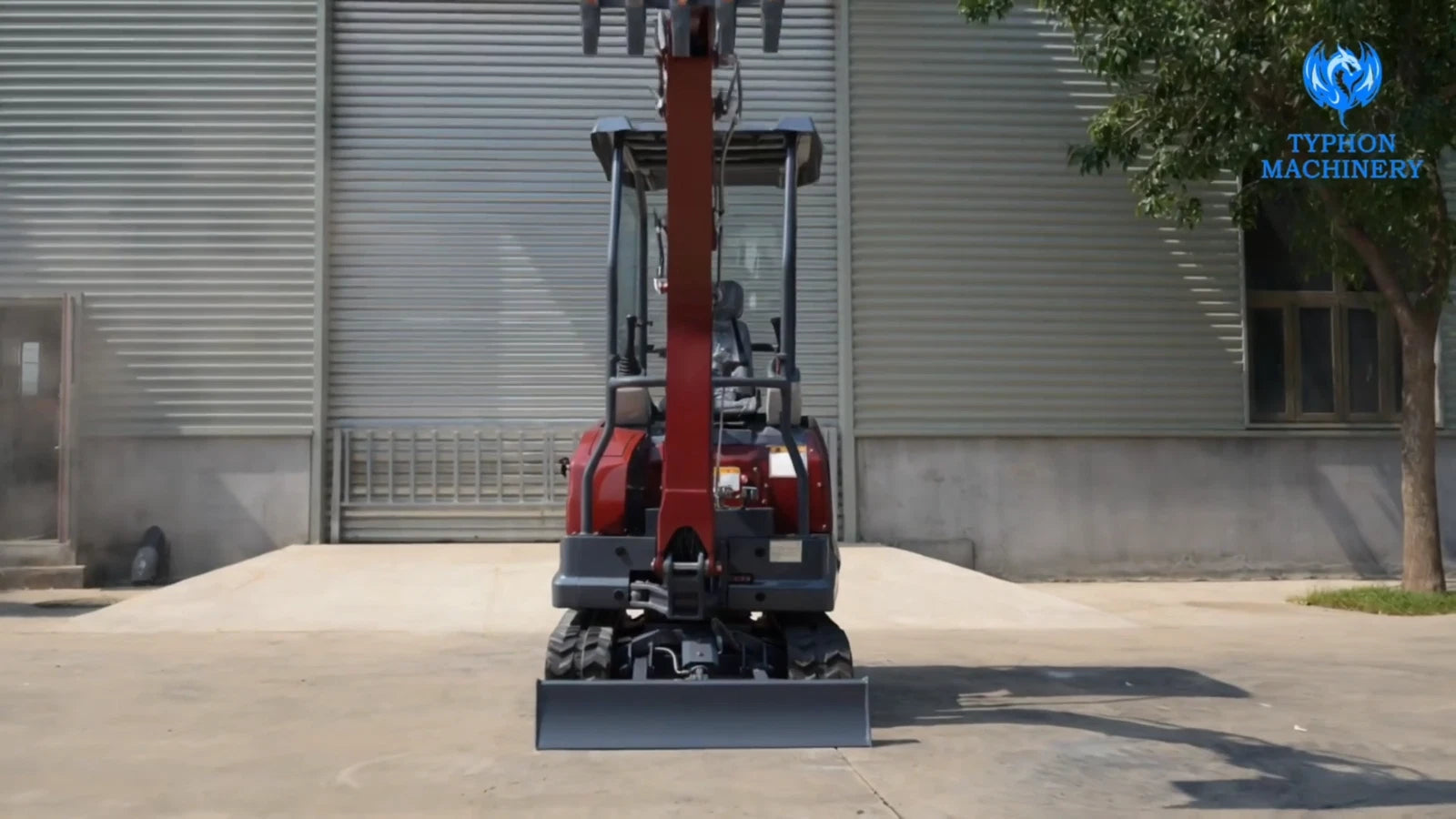New TYPHON TERROR XVII PRO Mini Excavator 3800lb Kubota D902 Diesel w Boom Swing