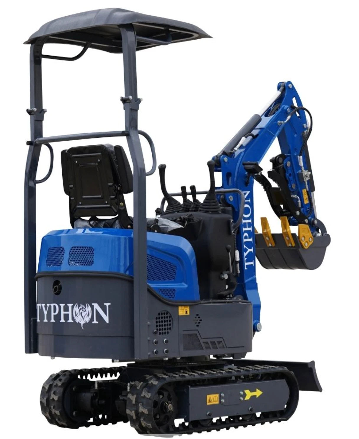 TERROR XI Mini Excavator Digger 13.5hp Gas B&amp;S EPA Engine with 13 Attachments