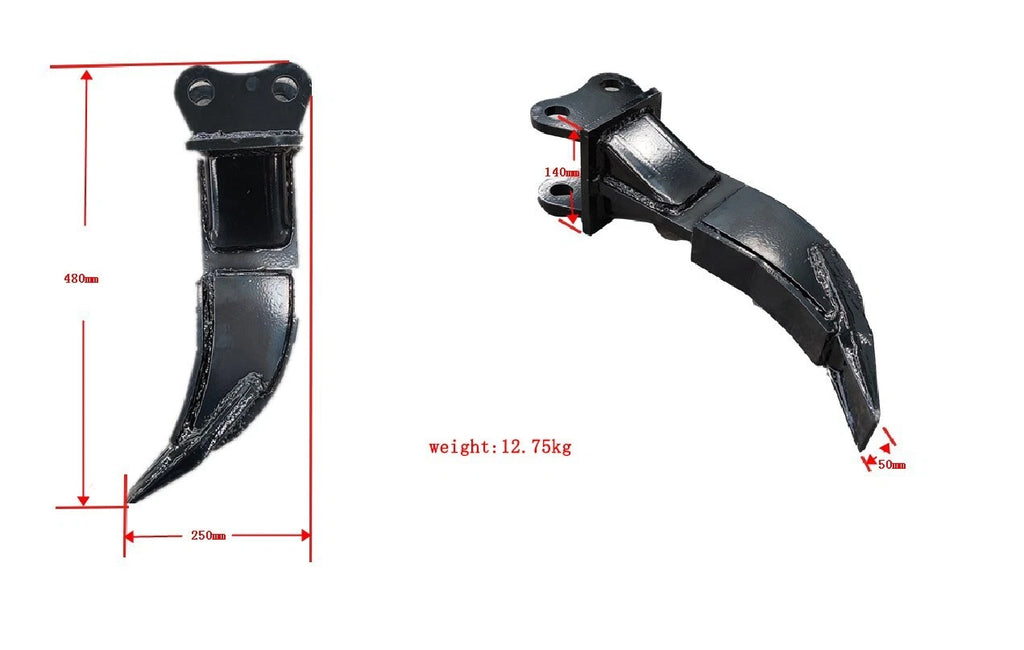 TYPHON Attachment Ripper Attachments Hooks for Mini Excavators Excavator