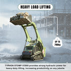 TYPHON Stomp V1000 Kubota D1105 Diesel 24.4hp Skid Steer Hydraulics Full Control