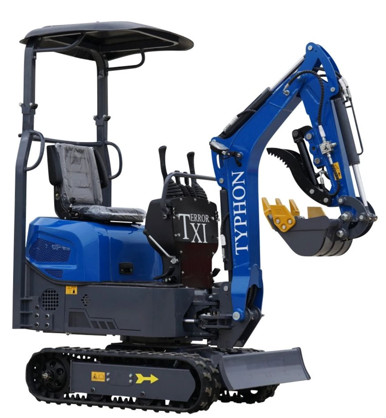 TERROR XI Mini Excavator Digger 13.5hp Gas B&amp;S EPA Engine with 13 Attachments