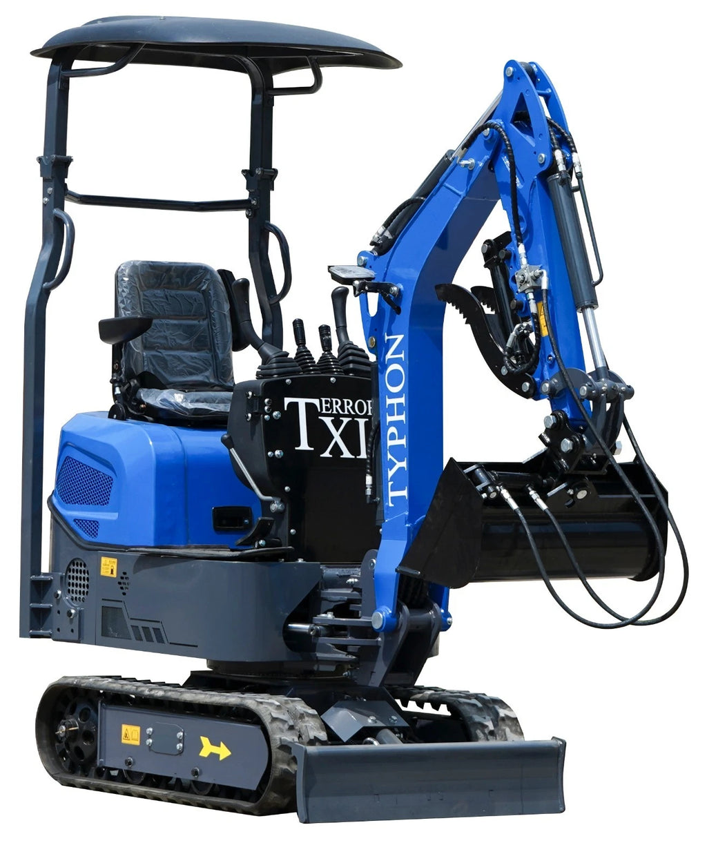 TERROR XI Mini Excavator Digger 13.5hp Gas B&amp;S EPA Engine with 13 Attachments