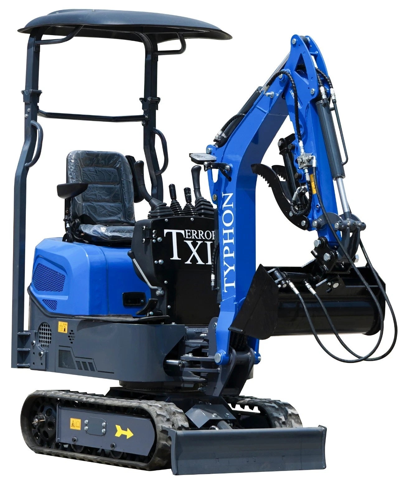 TERROR XI Mini Excavator Digger 13.5hp Gas B&amp;S EPA Engine with 13 Attachments