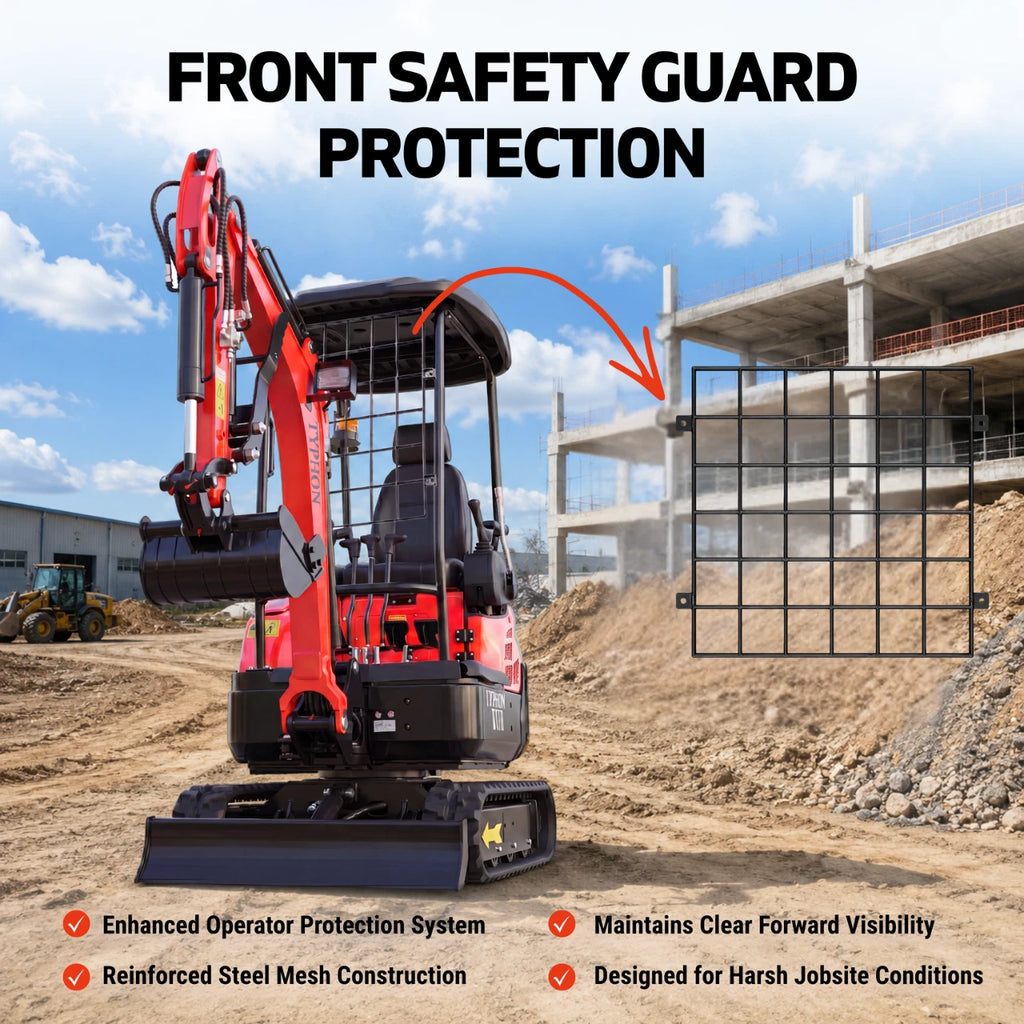 FREE SHIPPING 4000 lbs Terror XVIII Mini Excavator, KUBOTA D902 Diesel Engine