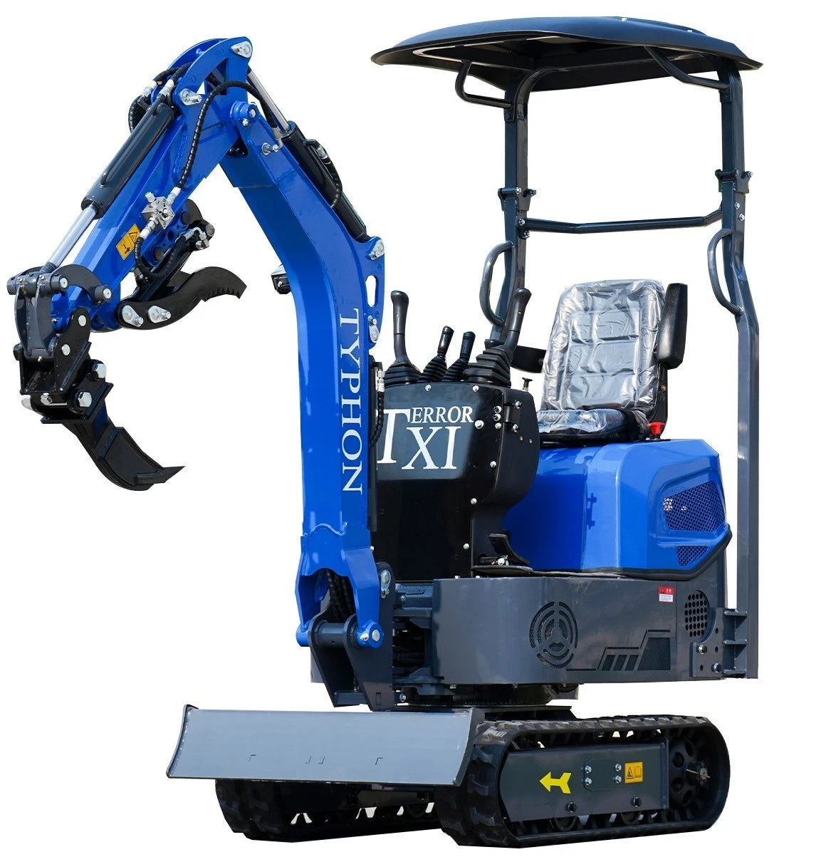 TERROR XI Mini Excavator Digger 13.5hp Gas B&amp;S EPA Engine with 13 Attachments