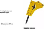 TYPHON Attachments Hydraulic Break Hammer Concrete Breaker for Mini Excavators