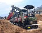 4000 lbs TERROR XX Mini Excavator EPA Kubota D902 Diesel Engine Side Swing New