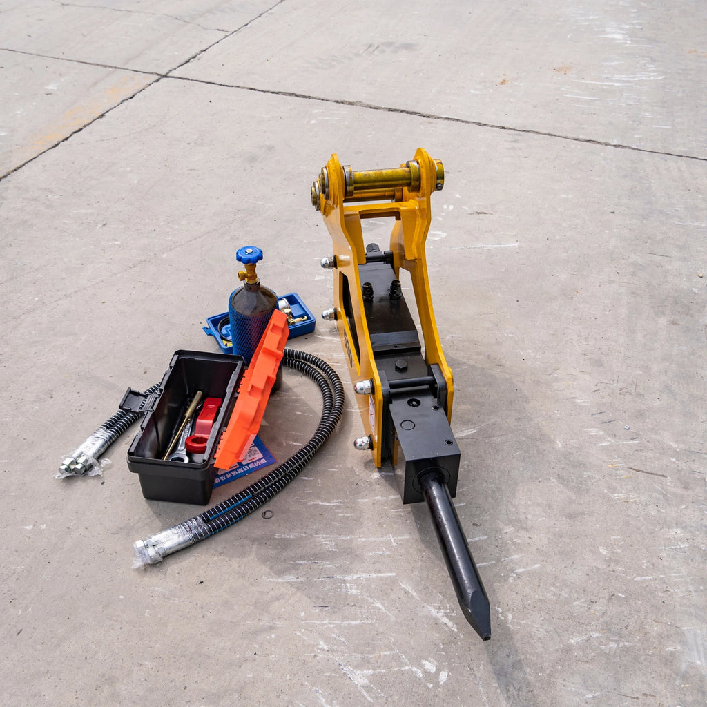 Hydraulic Breaker Hammer for TYPHON KUVUO 4.0 Mini Excavator | Concrete Rock