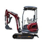 New TYPHON TERROR XVII PRO Mini Excavator 3800lb Kubota D902 Diesel w Boom Swing