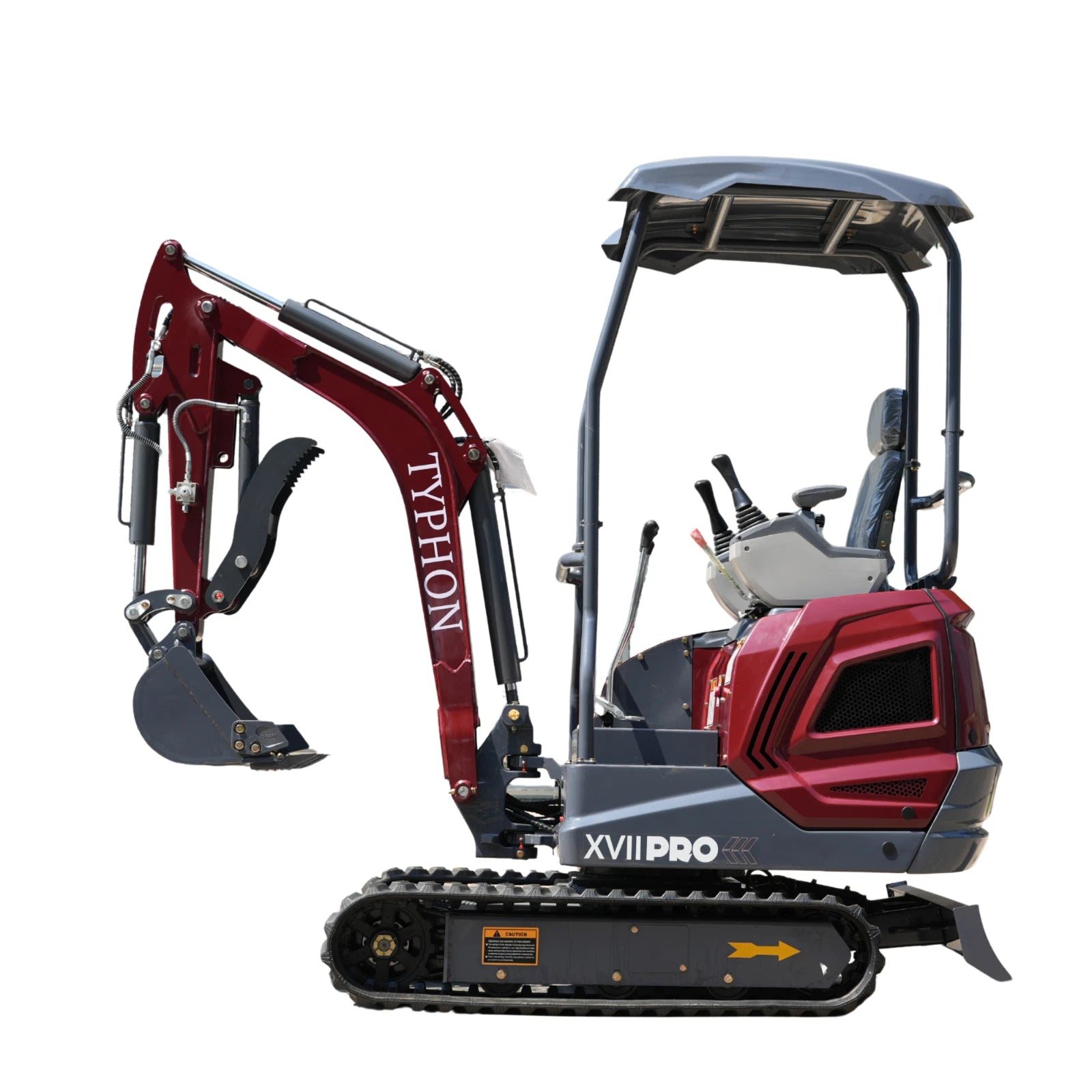 New TYPHON TERROR XVII PRO Mini Excavator 3800lb Kubota D902 Diesel w Boom Swing