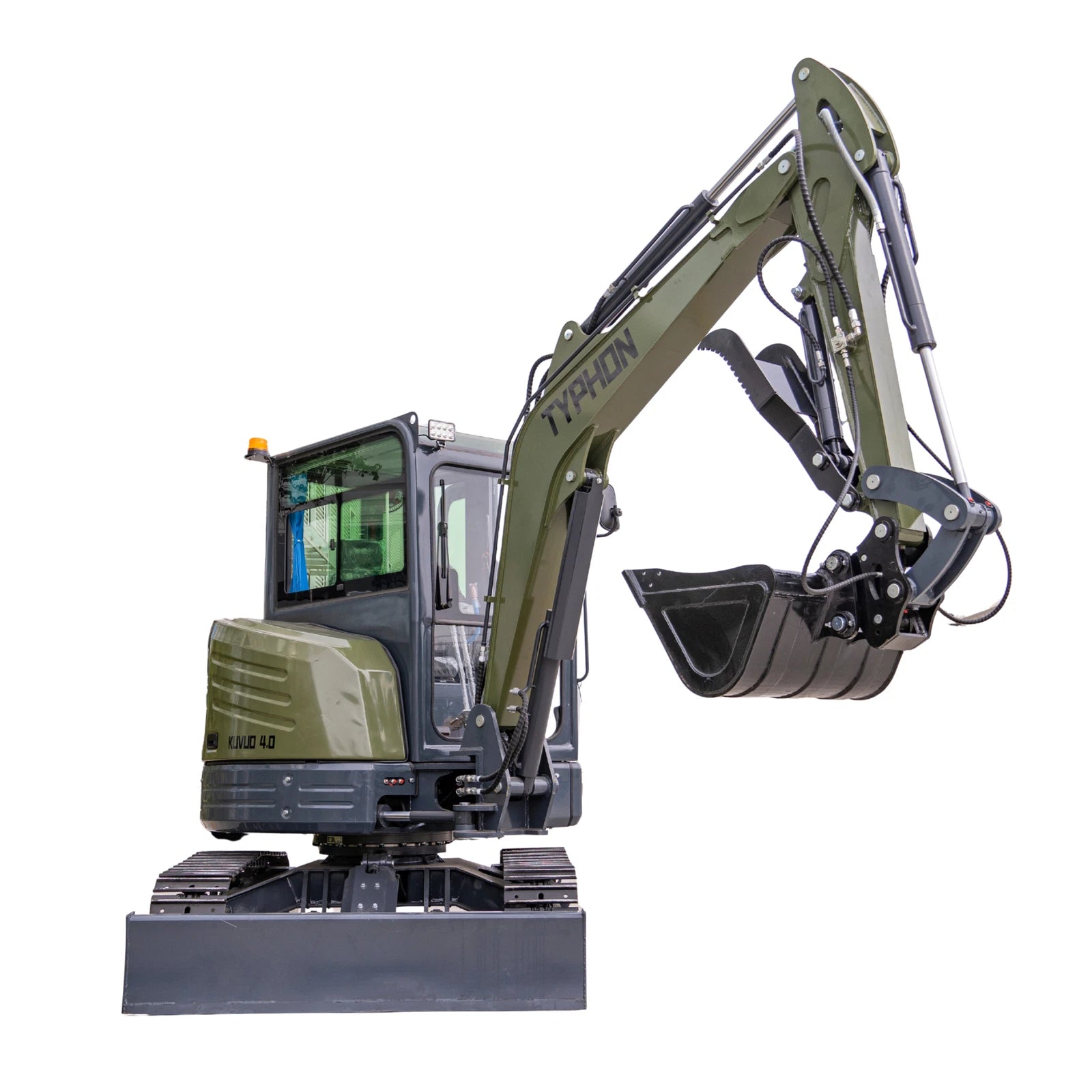 800mm Plain Bucket for TYPHON KUVUO 4.0 Mini Excavator | Heavy Duty Digging