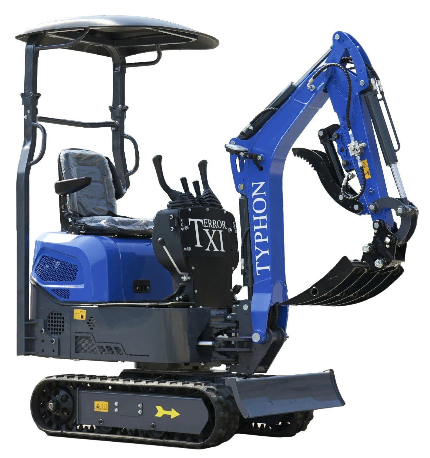TERROR XI Mini Excavator Digger 13.5hp Gas B&amp;S EPA Engine with 13 Attachments