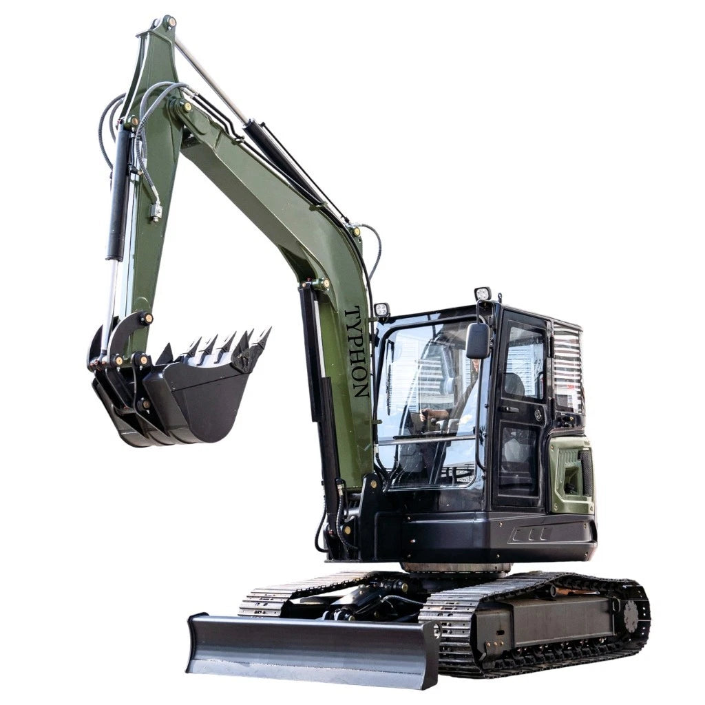 TYPHON TERROR LXV 6.6 Ton Excavator Kubota V2607 57HP AC Heater Cabin Boom Swing
