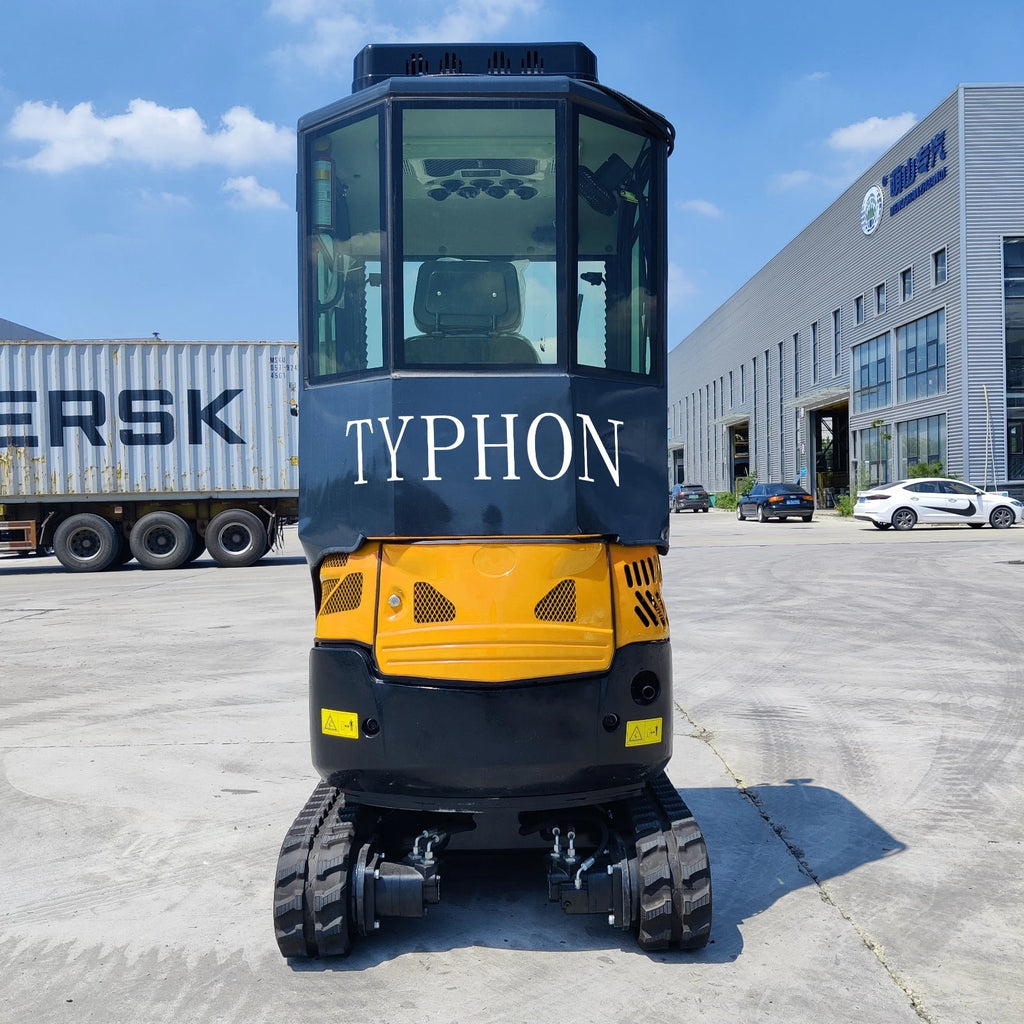 2026 TYPHON TERROR XVIII Prestige 2 Ton Aircon Cabin Mini Excavator Digger EPA