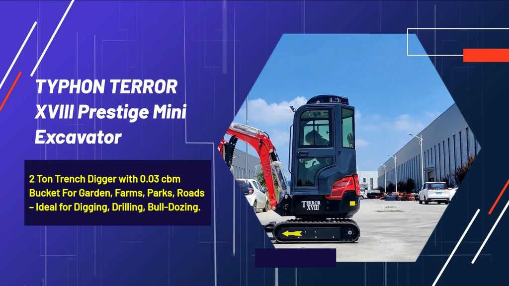 2 Ton New Mini Excavator, EPA certified USA KUBOTA Diesel Engine , Attachments