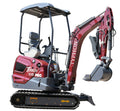 New TYPHON TERROR XVII PRO Mini Excavator 3800lb Kubota D902 Diesel w Boom Swing