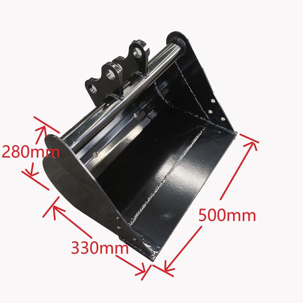 TYPHON Attachment 500mm Mud Bucket Attachments for Mini Excavators Excavator