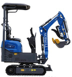 TERROR XI Mini Excavator Digger 13.5hp Gas B&amp;S EPA Engine with 13 Attachments