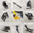 TERROR XI Mini Excavator Digger 13.5hp Gas B&amp;S EPA Engine with 13 Attachments