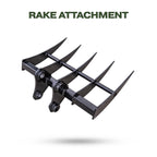 Brush Rake Attachment 45mm Pin | Fits TYPHON KUVUO 4.0 | Land Clearing Tool