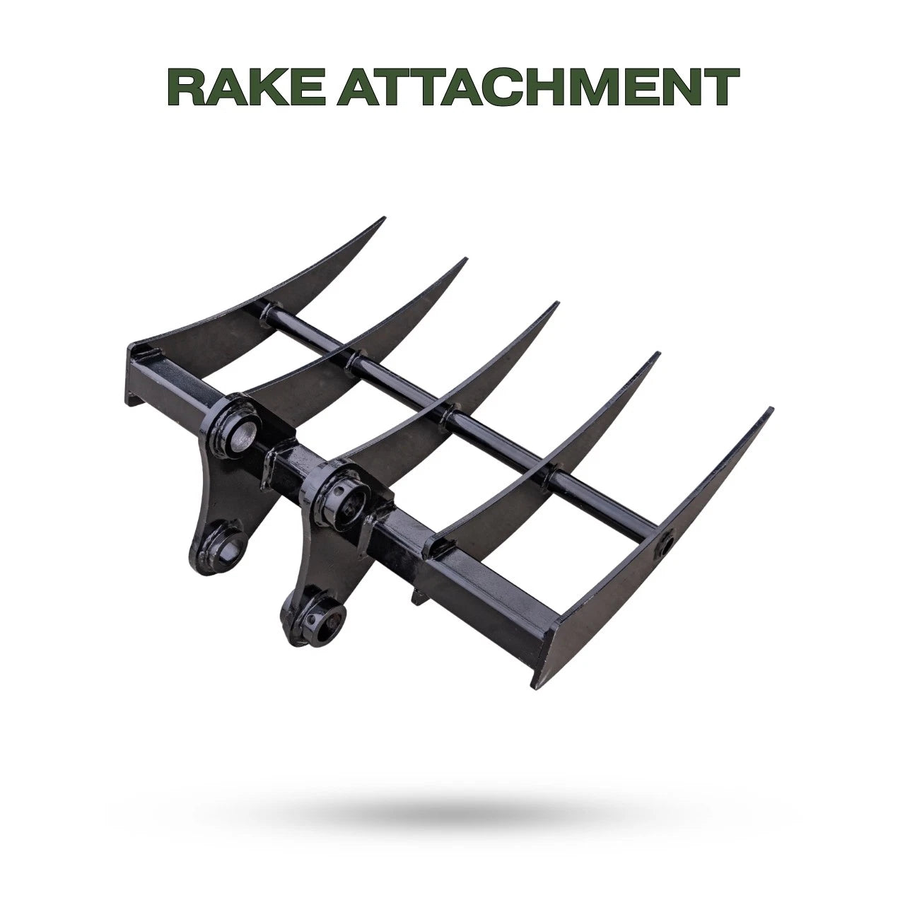 Brush Rake Attachment 45mm Pin | Fits TYPHON KUVUO 4.0 | Land Clearing Tool