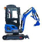 TERROR XIX Cab AC/Heater Mini Excavator Kubota D902 Retractable Tracks 13 Tools